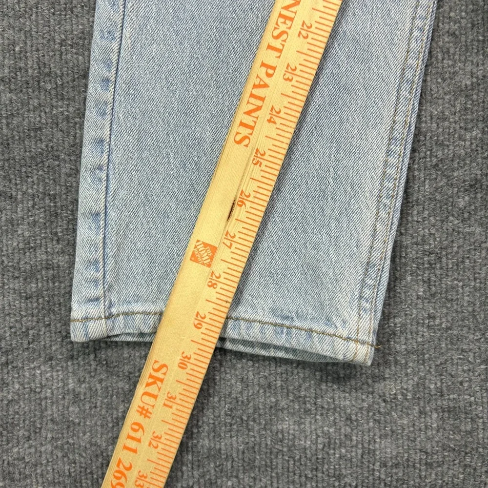 Levi's 505 Straight Jeans Men's Blue Denim Pockets Classic Zip Fly - 30X30